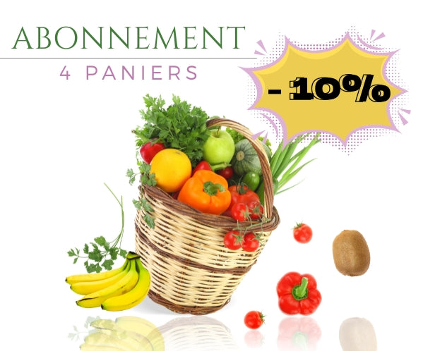 Abonnement Panier 5 Kg Légumes et Fruits