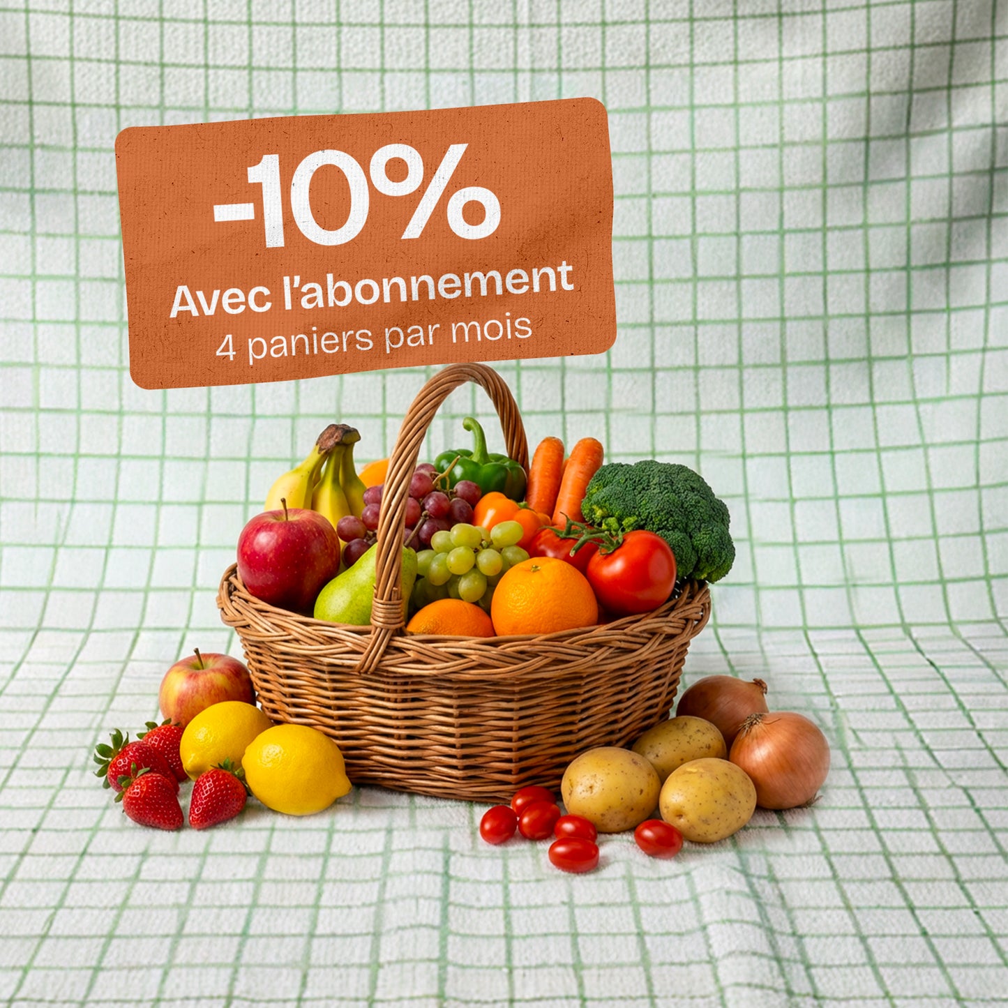 Abonnement Panier 5 Kg Légumes et Fruits