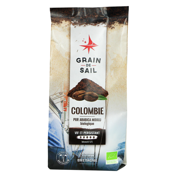 Café Bio Grain de Sail Colombie Excelso moulu - 250g