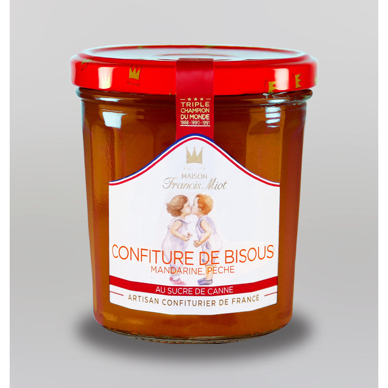 Confiture de bisous (Mandarine & Peche) 340g by Maison Francis Miot