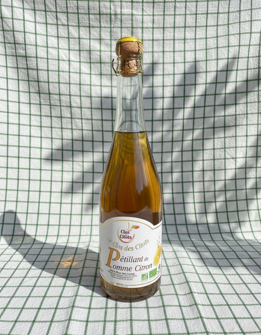 Jus de pomme pétillant Bio du Clos des Citots