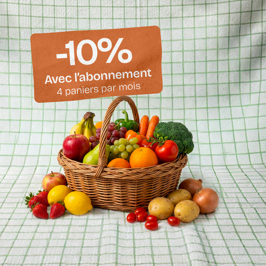 Abonnement Panier 5 Kg Légumes et Fruits